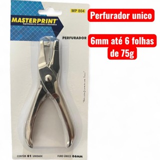 Perfurador Furador de Papel Alicate 1 Furo em Oferta na Shopee