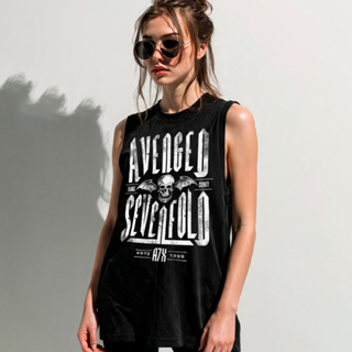 Camiseta Regata Feminina Muscle Tee Alongada Avenged Sevenfold Banda Rock Confortavel Soltinho Oversized em Oferta na Shopee