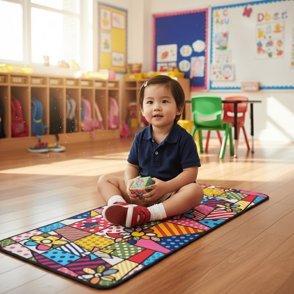 Esteira Escolar Infantil para Atividades Brincar Recreio - Impermeável 150x70cm em Oferta na Shopee