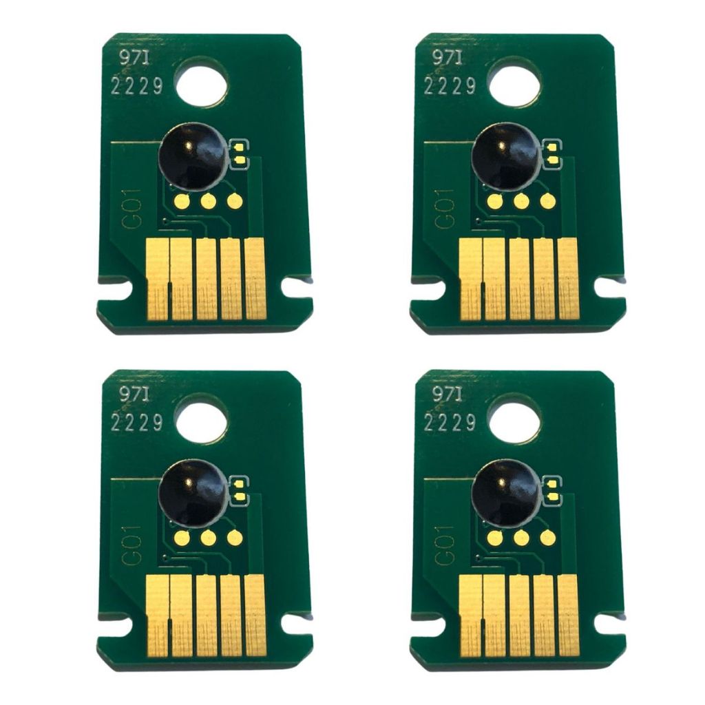 4 Chip Tanque Caixa Dispenser Cartucho Manutenção Compatível Com Canon Gx6010 Gx7010 GX5010 MC-G01