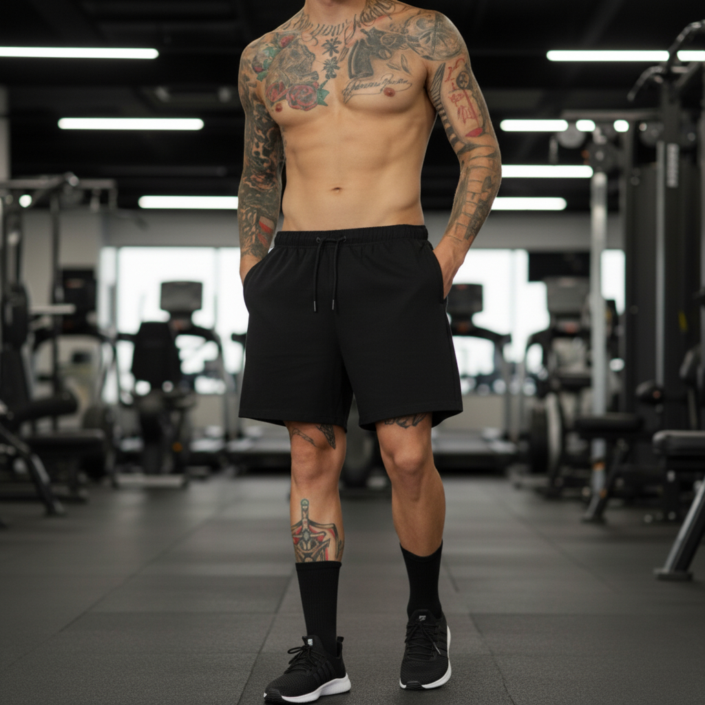 Shorts Masculino Tactel Academia – Conforto, Estilo e Liberdade de Movimento