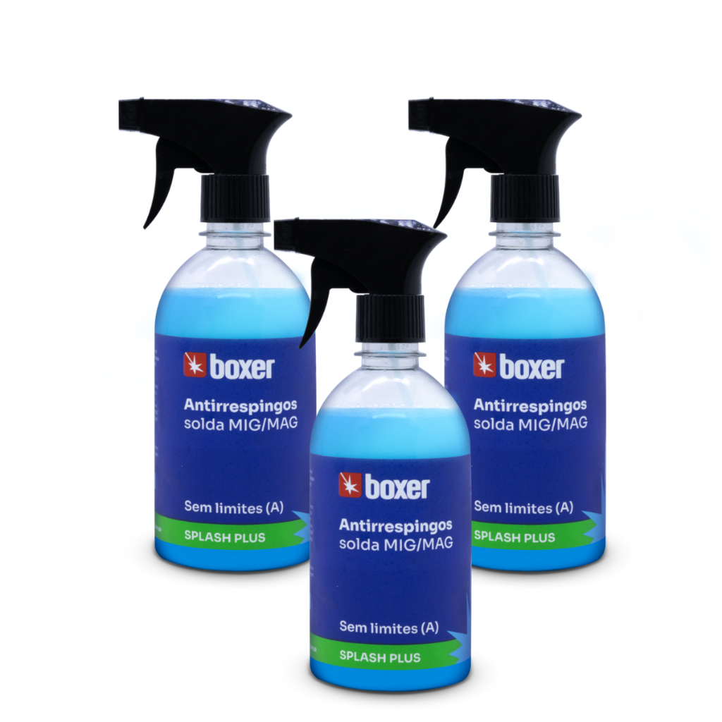kit 3 Antirrespingo Solda Profissional Boxer Splash Plus 500m em Oferta na Shopee