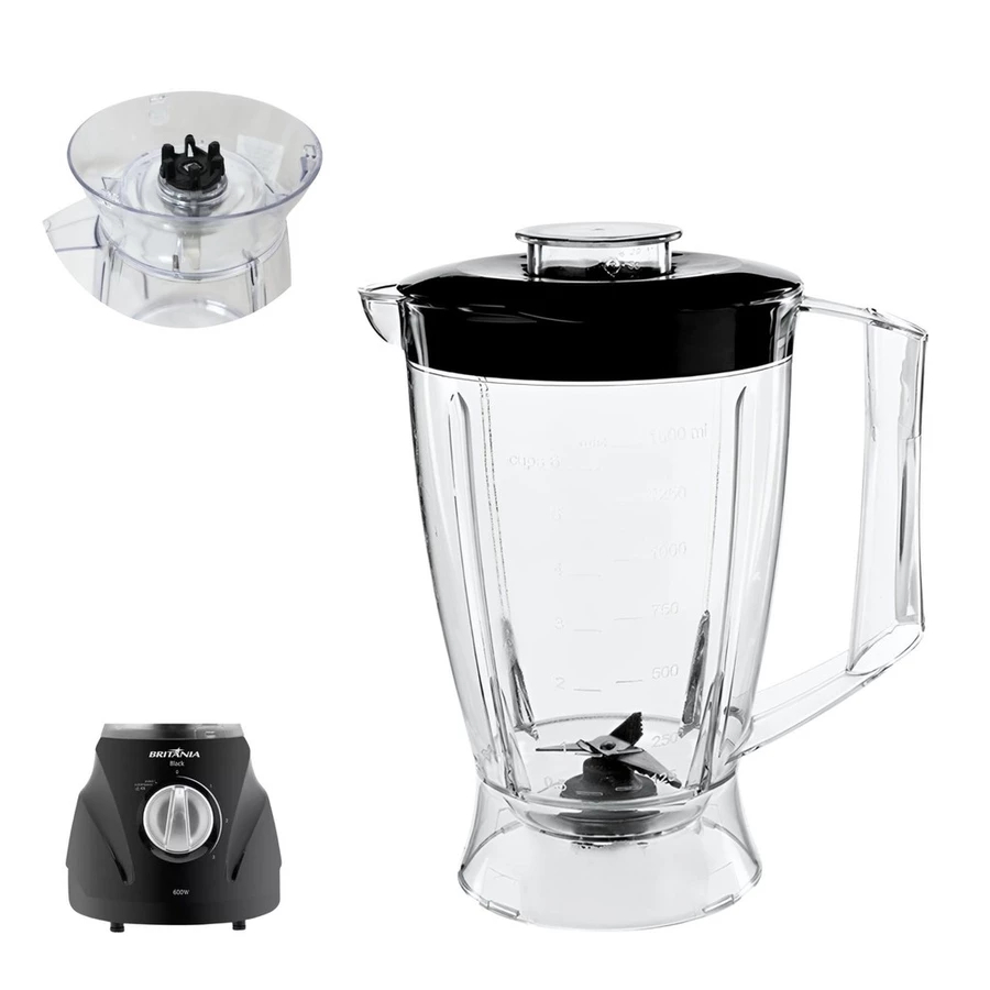 Copo de Substituição Liquidificador Britânia Diamante Black Filter 600