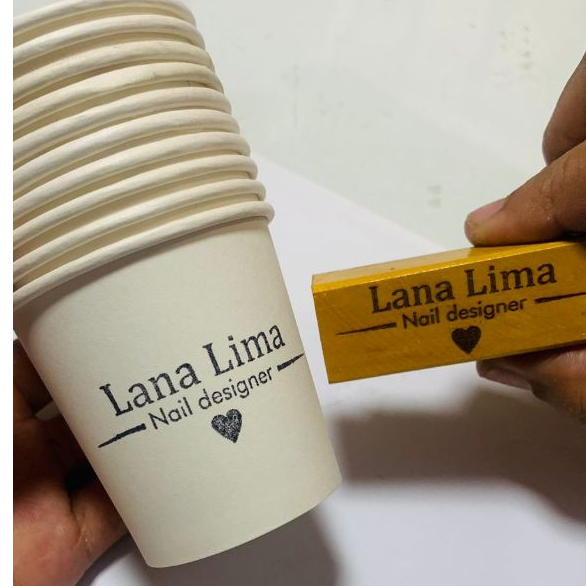 Carimbos Personalizados-Carimbo para copo-carimbo para embalagem