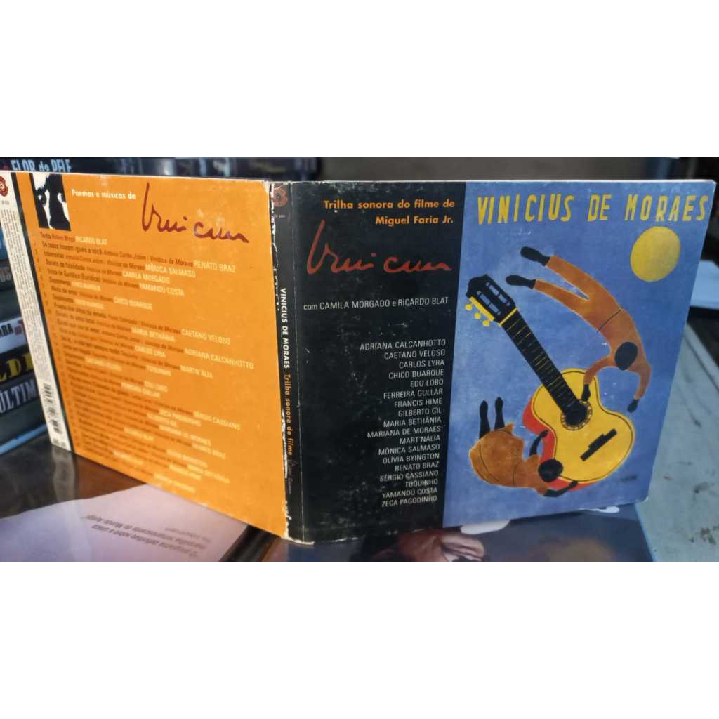 Cd - Vinicius De Moraes - Trilha Sonora do filme  Uruicun urui cum Poemas e Musicas - Ótimo  estado c/ Encarte