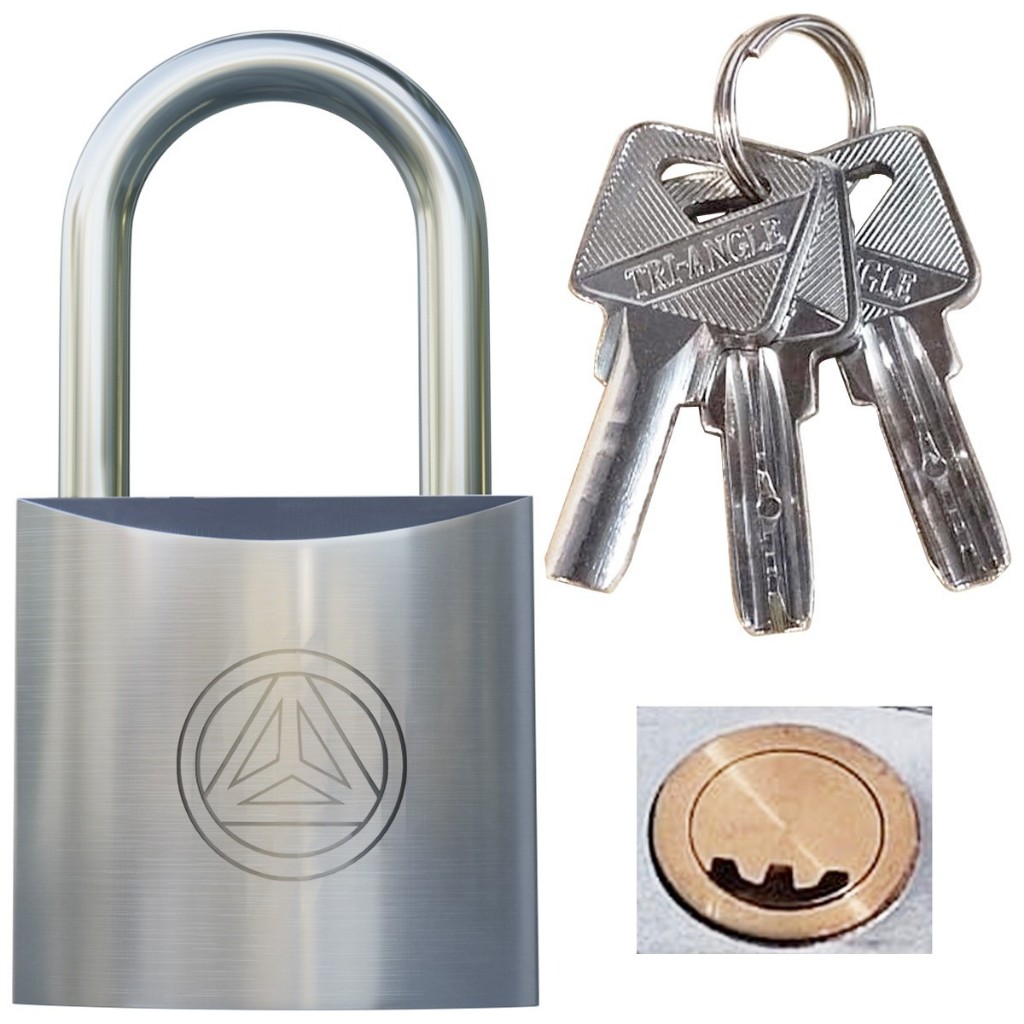 Cadeado Novo 45mm Chave Atomica Codificada Com Sistema Anti-micha Sistema Anti-copia