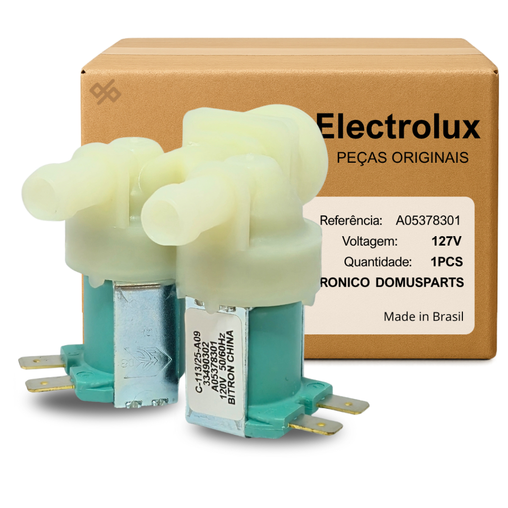 Válvula Dupla Entrada Água Original Electrolux Lavadora LTD11 Pnc 913514807