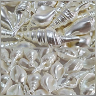 Pingentes Mix Conchas do Mar Perolada - Pacote com 50 Gramas em Oferta na Shopee