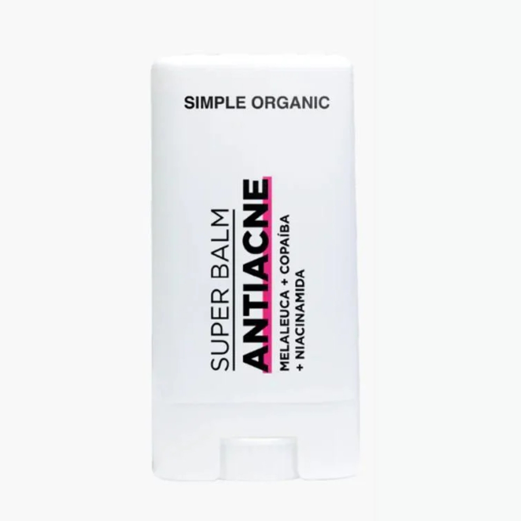 Super Balm Antiacne Simple Organic em Oferta na Shopee