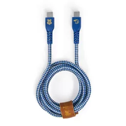 Cabo USB-C para USB-C Tipo C 1,2m 60W Turbo Trançado PD Azul Corvinal Harry Potter iWill