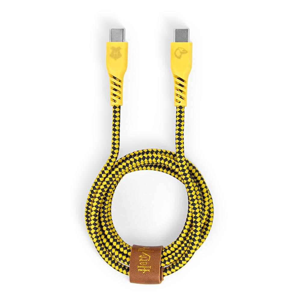 Cabo USB-C para USB-C Amarelo | Lufa-Lufa Harry Potter em Oferta na Shopee