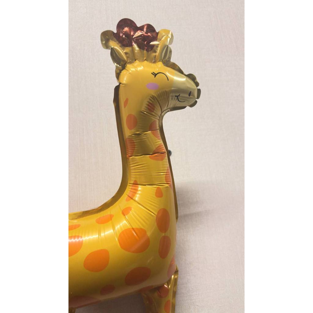 Kit Balões Metalizado Girrafas Safari Corpinho 32cm Festa e Decoração
