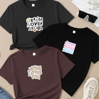 kit 3 camisetas infantil 100% algodão menina juvenil cristã Jesus evangélica adventista igreja verão em Oferta na Shopee