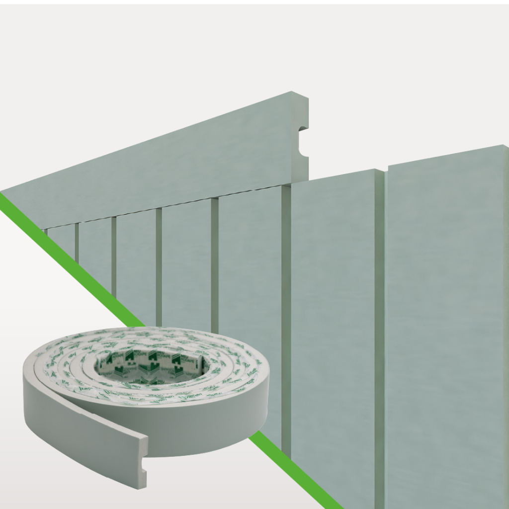 Perfil de Acabamento Painel Ripado Laminado de EVA | Cor Verde | Linha Play Plus em Oferta na Shopee