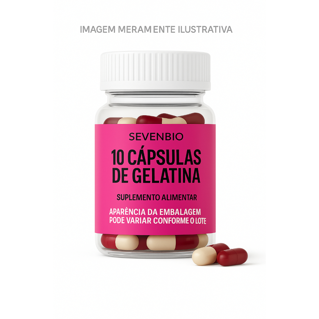 Suplemento alimentar natural 10 cápsulas Sevenbio em Oferta na Shopee