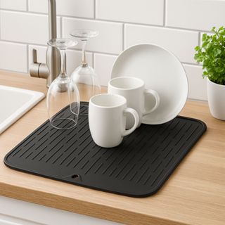 Tapete Escorredor De Louça Pia Silicone Descanso Protetor De Panela Pratos e Talher em Oferta na Shopee