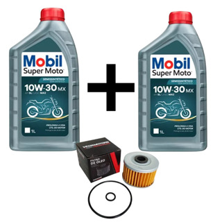 Kit 2 Oleo Mobil 10w30 semisintetico + Filtro Cb 300r Xre 300 Cb Twister Tonado 250 em Oferta na Shopee