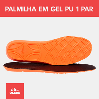 Palmilha em gel PU 1 Par macia e confortável. Numeração especial 47 e  48. Pronta Entrega. em Oferta na Shopee