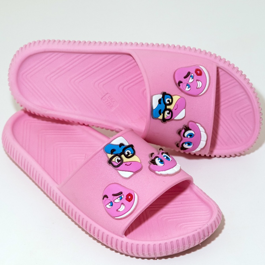 Chinelo Nuvem Fini Slide Macio Leve Doce Infantil Juvenil Feminino Rosa