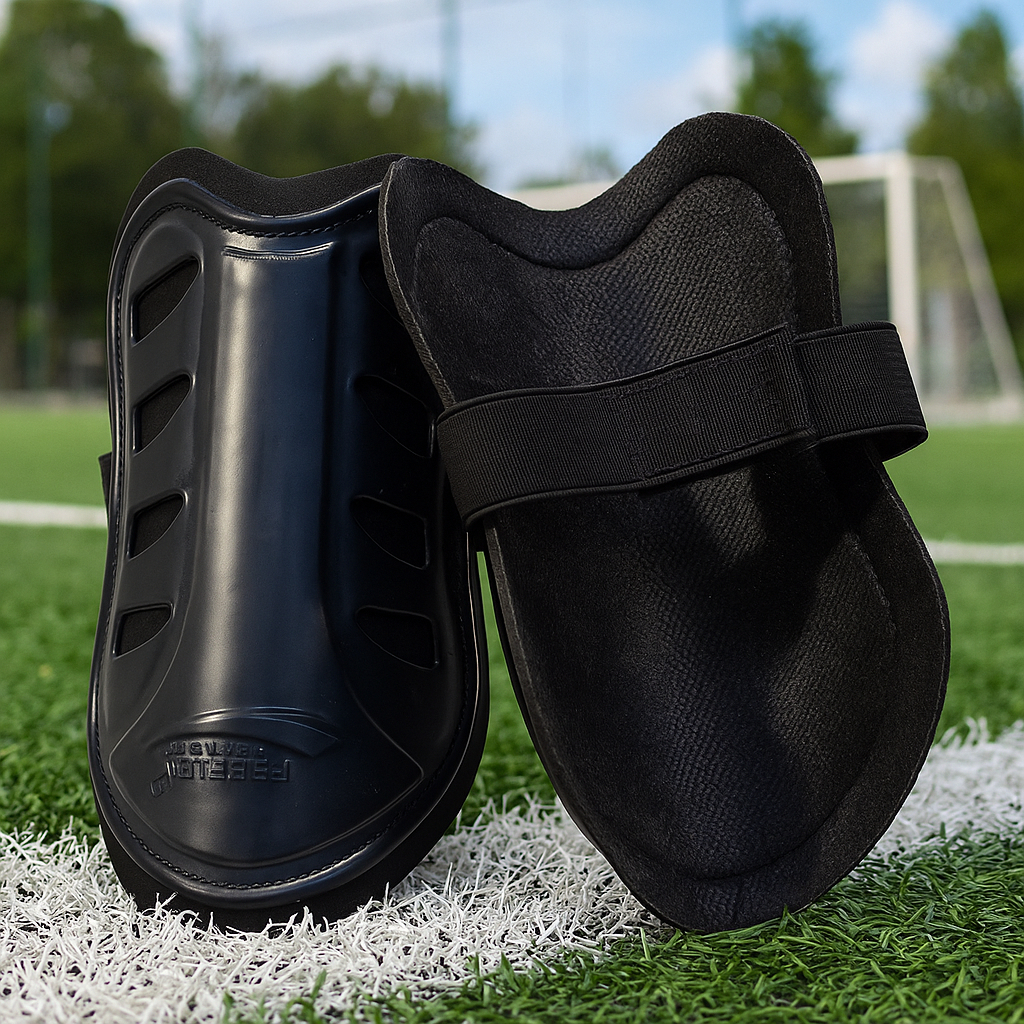 Caneleira PLUS De Futebol Society Futsal Campo com regulagem e ELASTICO em Oferta na Shopee