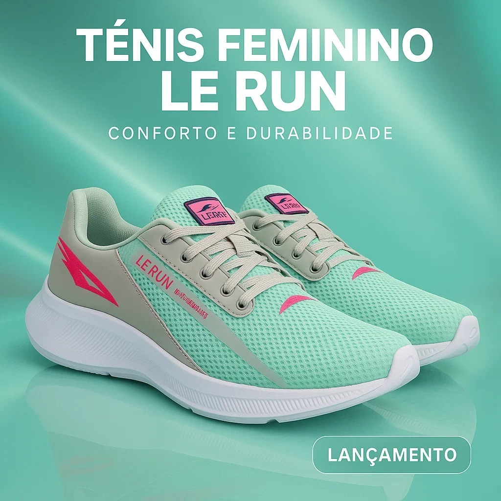 Tênis Feminino Calce Fácil Malha Respirável Caminhada Academia Corrida Leve Confortável 34-39