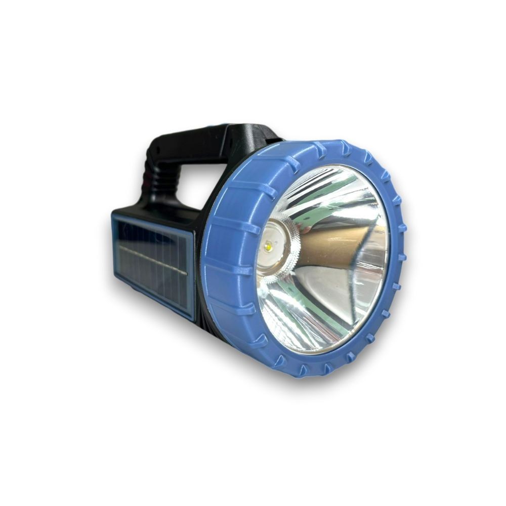 Lanterna Holofote 20w Led Super Potente Turbo C/luz Lateral 3 Modos Iluminação Carregador solar Não precisa de pilha