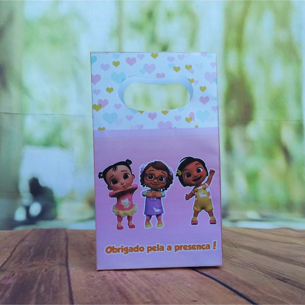 Sacolinha P Personalizada Tema Turma do Cocomelon - Caixinhas para Festa Turma do Cocomelon - Lembrancinha para Festa