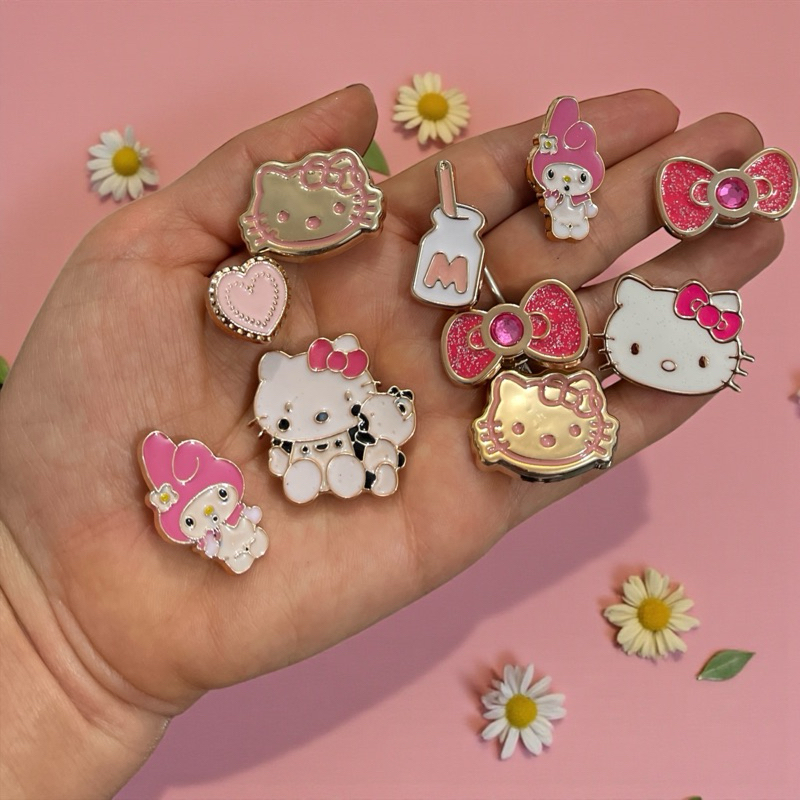 kit Pins Bottons em ABS para sapatos BABUCHES