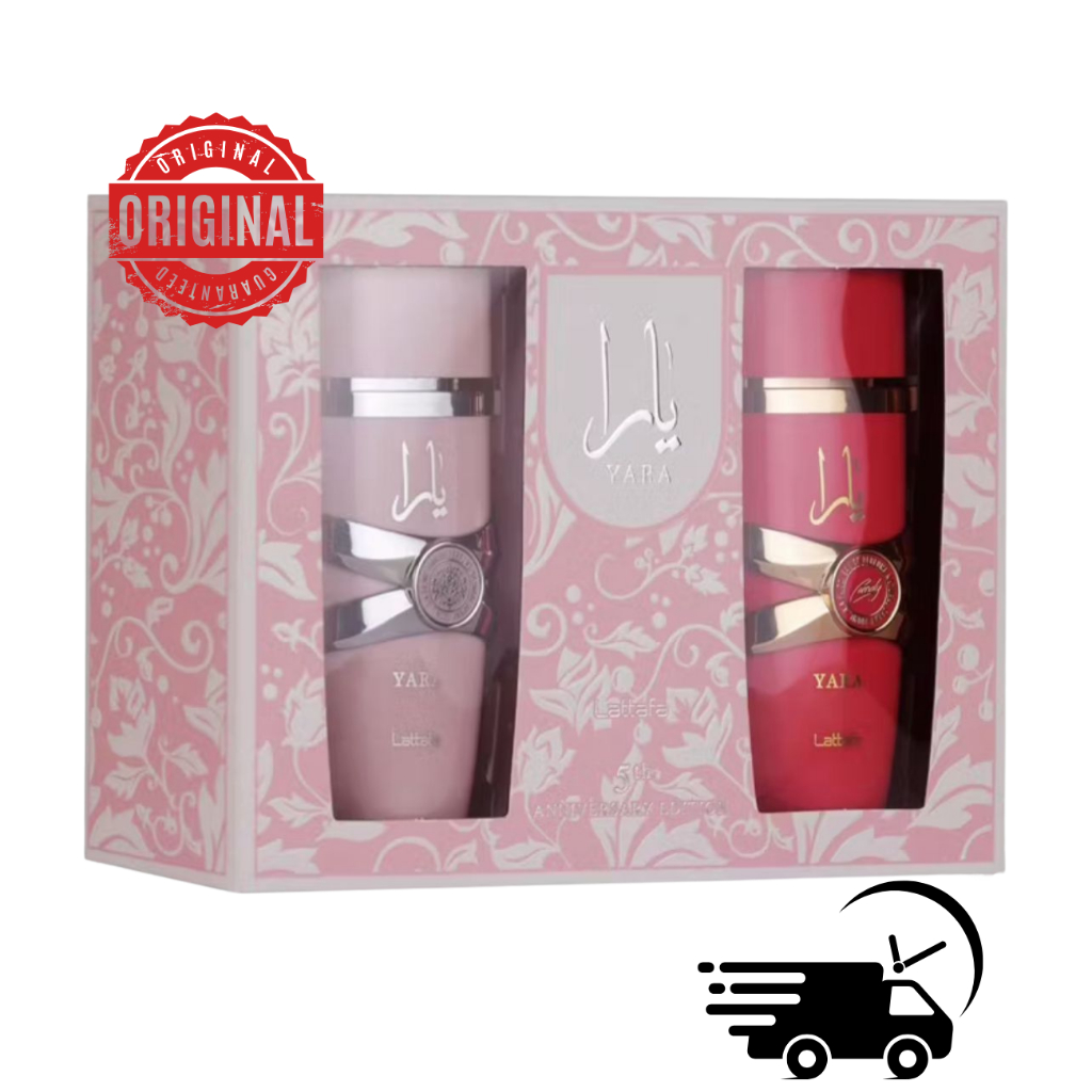 kit perfume árabe  feminino yara 100ml +yara candy 100ml original