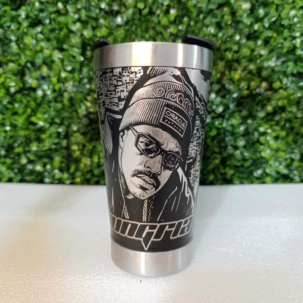 COPO TÉRMICO personalizado a laser Hungria Hip Hop 360º