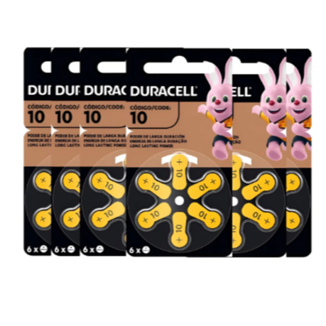 Kit Com 36 Pilhas Auditivas Duracell Nº 10 em Oferta na Shopee