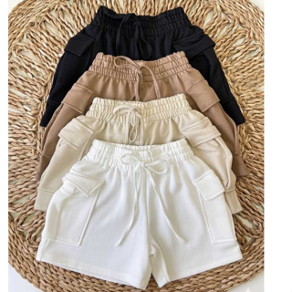 Short Cargo Feminino Moletom Moletinho Premium luxo Soltinho Confortável Algodão Casual Verão 2026 em Oferta na Shopee