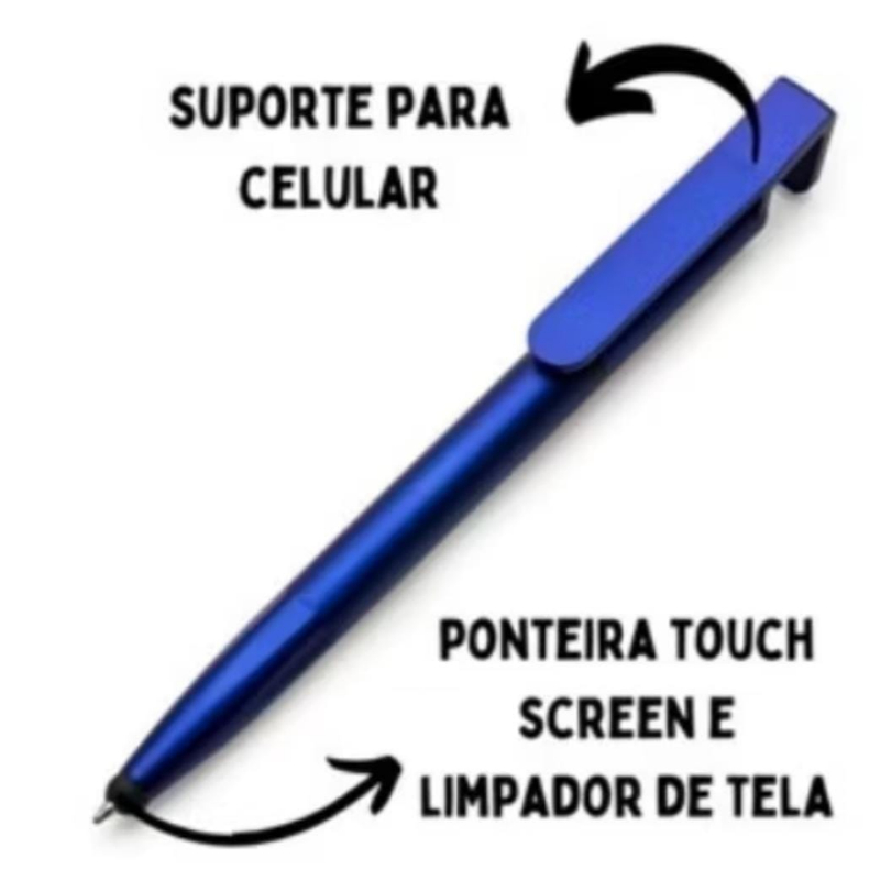 Caneta Plástica Touch Azul: Onde Comprar | BuscaProdutos