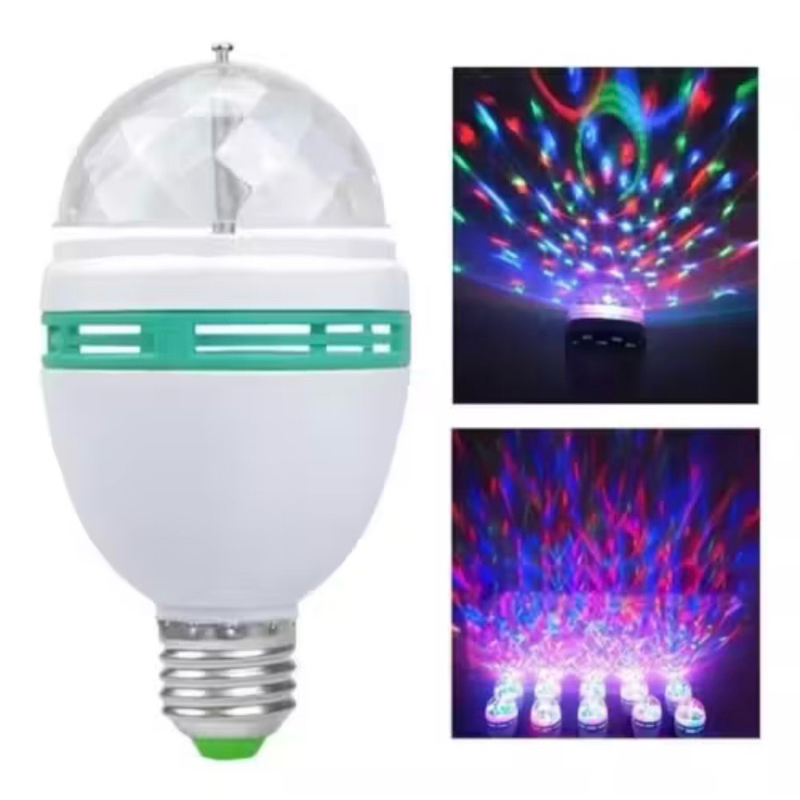 LAMPADA GIRATÓRIA BALADA LED | LÂMPADA QUARTO | FESTA | COM BOCAL