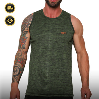 Regata Masculina DryFit Premium Treino Academia Confortável e Estilosa em Oferta na Shopee