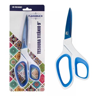 Tesoura de Titânio Multiuso Lanmax Corte Profissional Costura e Artesanato em Oferta na Shopee
