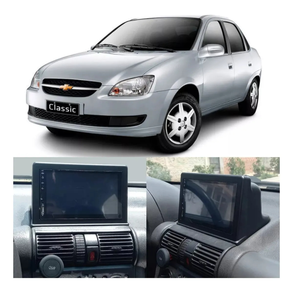Multimídia Mp5 Corsa Classic Wind Super Android Auto Carplay