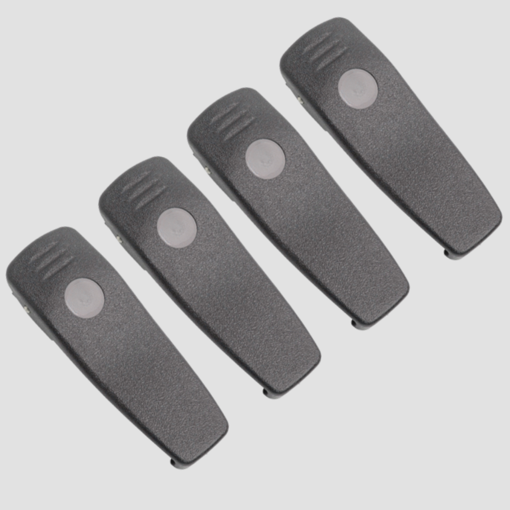 4 Clips Para Rádio Comunicador Motorola Ep450 Dep450 Suporte Cinto