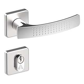 Fechadura Porta De Madeira Externa Aliança Dots Roseta Inox cromado em Oferta na Shopee