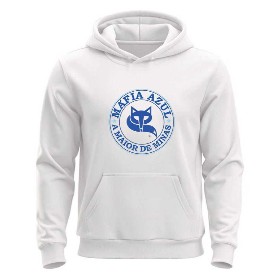 Blusa De Frio Moletom Jaqueta Casaco Streetwear Time Masculino Feminina Futebol Mafia Azul Agasalho Torcida
