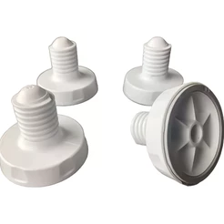 Kit 4 Pé Nivelador Para Eletrodoméstico Lavadora Electrolux Ltd09 Ltd11LTD11 LTE12 Prático Rápido