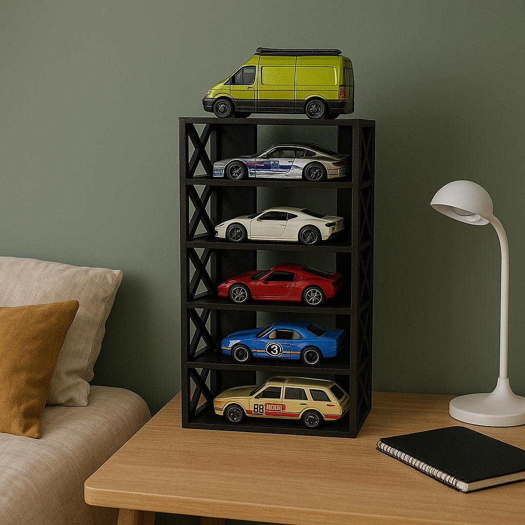 kit 3 Expositor Nicho Carrinho Brinquedo Estante Porta Carrinho Mesa Parede Hot WHEELS