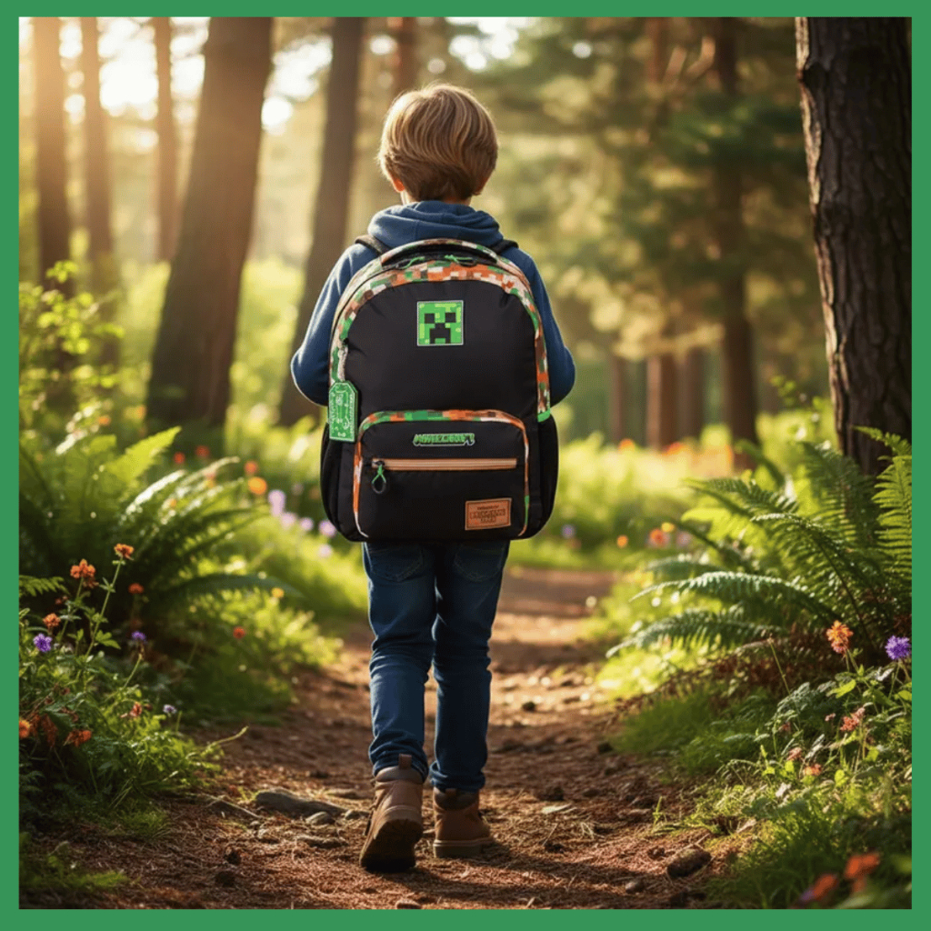 Mochila de Costas Outdoor Minecraft Escolar Infantil Menino Bolsa Grande Reforçada Sestini Original em Oferta na Shopee
