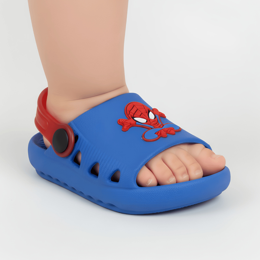 Sandália Infantil Homem Aranha Menino Bebe Confortável e Antiderrapante Lançamento em Oferta na Shopee