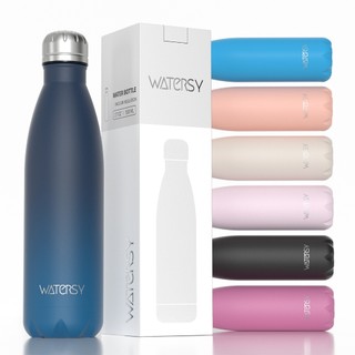 Garrafa Térmica WATERSY 500ml - 48h Frio! Perfeita para Academia, Futebol e Dia a Dia⚽🏋️