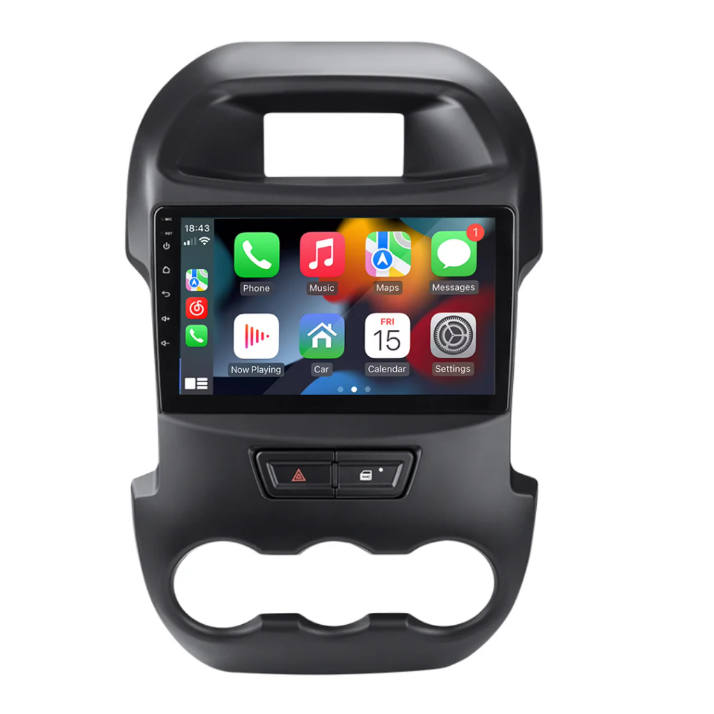 Kit Ford Ranger Multimidia 2012-2016 Carplay Plug And Play Tela 9 Polegadas Kit