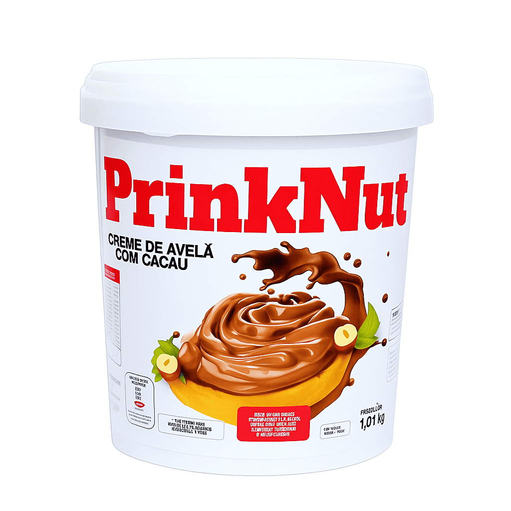 Creme De Avelã Prink Nut 100% Cacau Importado 1Kg
