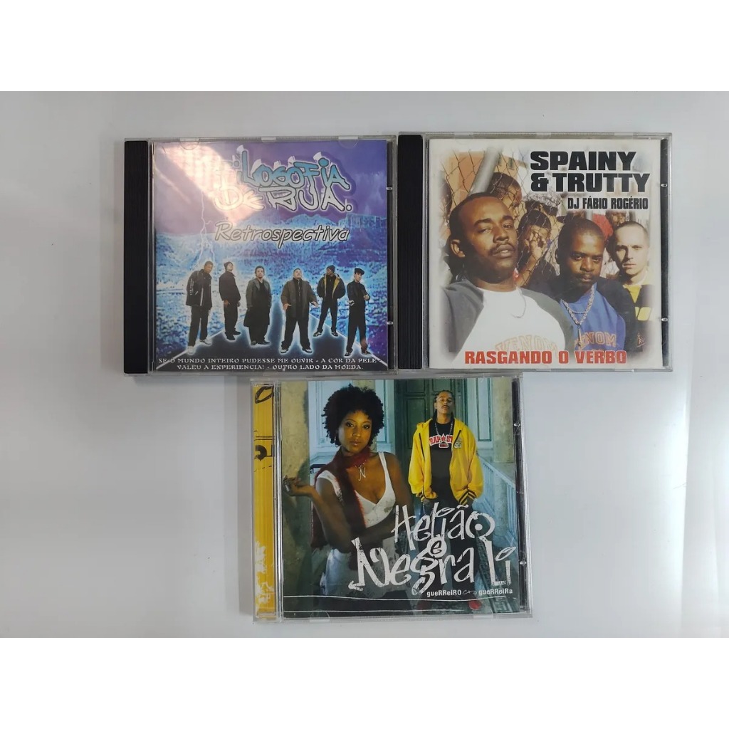 Coleção Rap Nacional 3 Cd´s *raridade* Originais Estandar (Usado)
