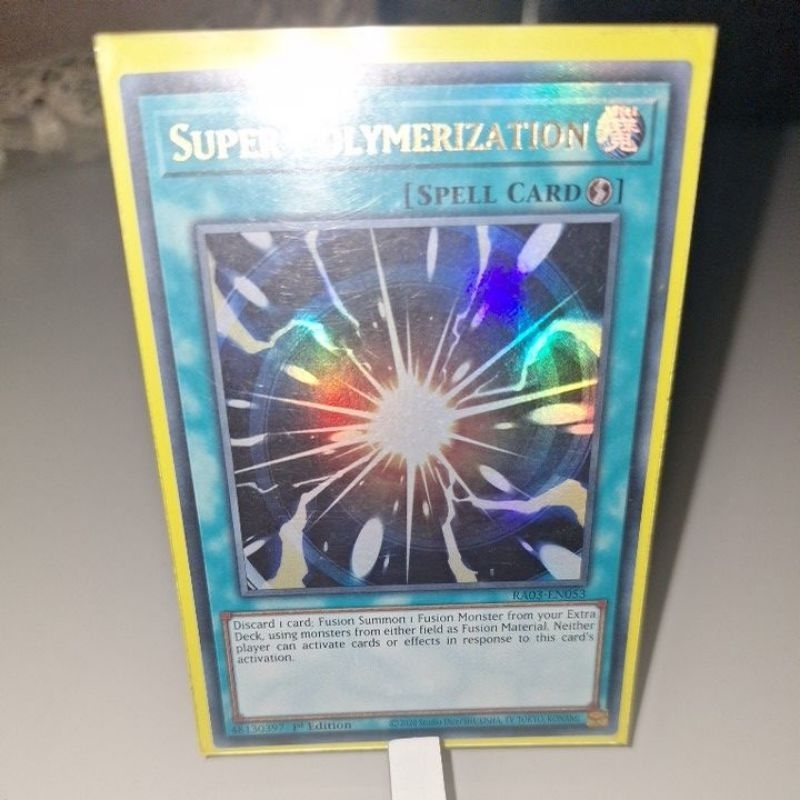 Super Polimerização - Carta Ultra Rara Foil - Yu-Gi-Oh / Yugioh