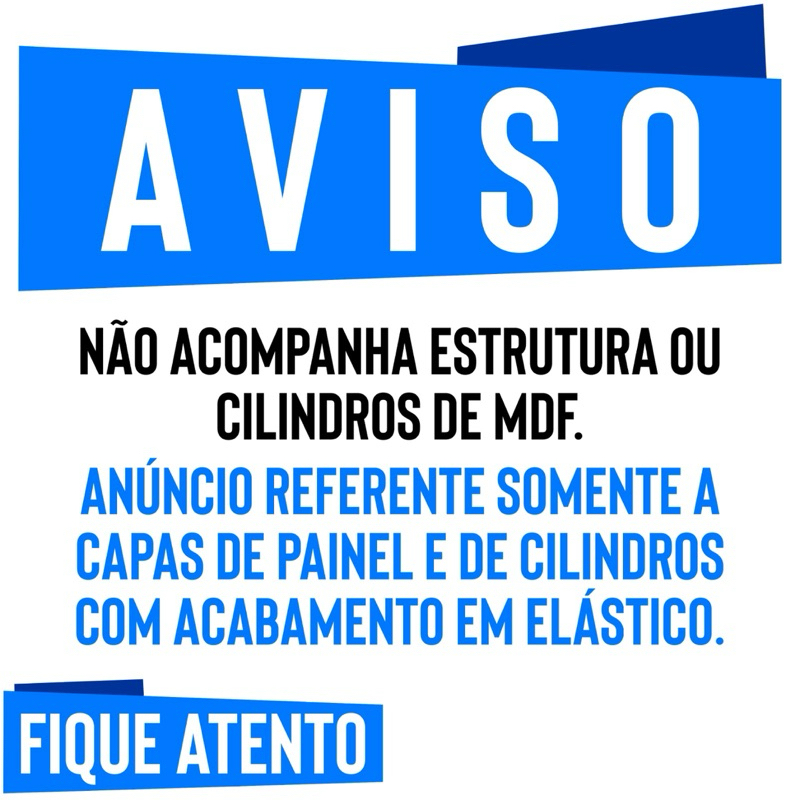 Trio Capas Cilindro + Painel Veste Fácil COPA BRASIL | Envio Rápido